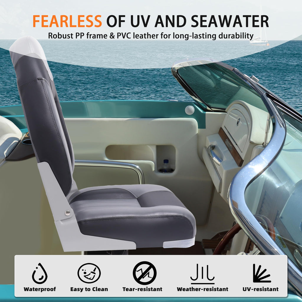 High Back Folding Boat Seat O98660