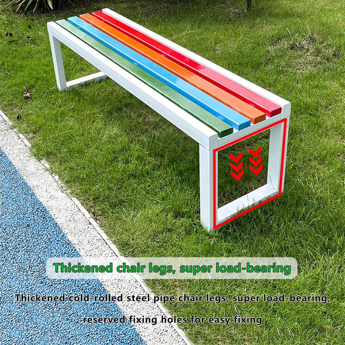 Cast Iron Outdoor Bench Carbonized Finish 150x40x45cm Z5975