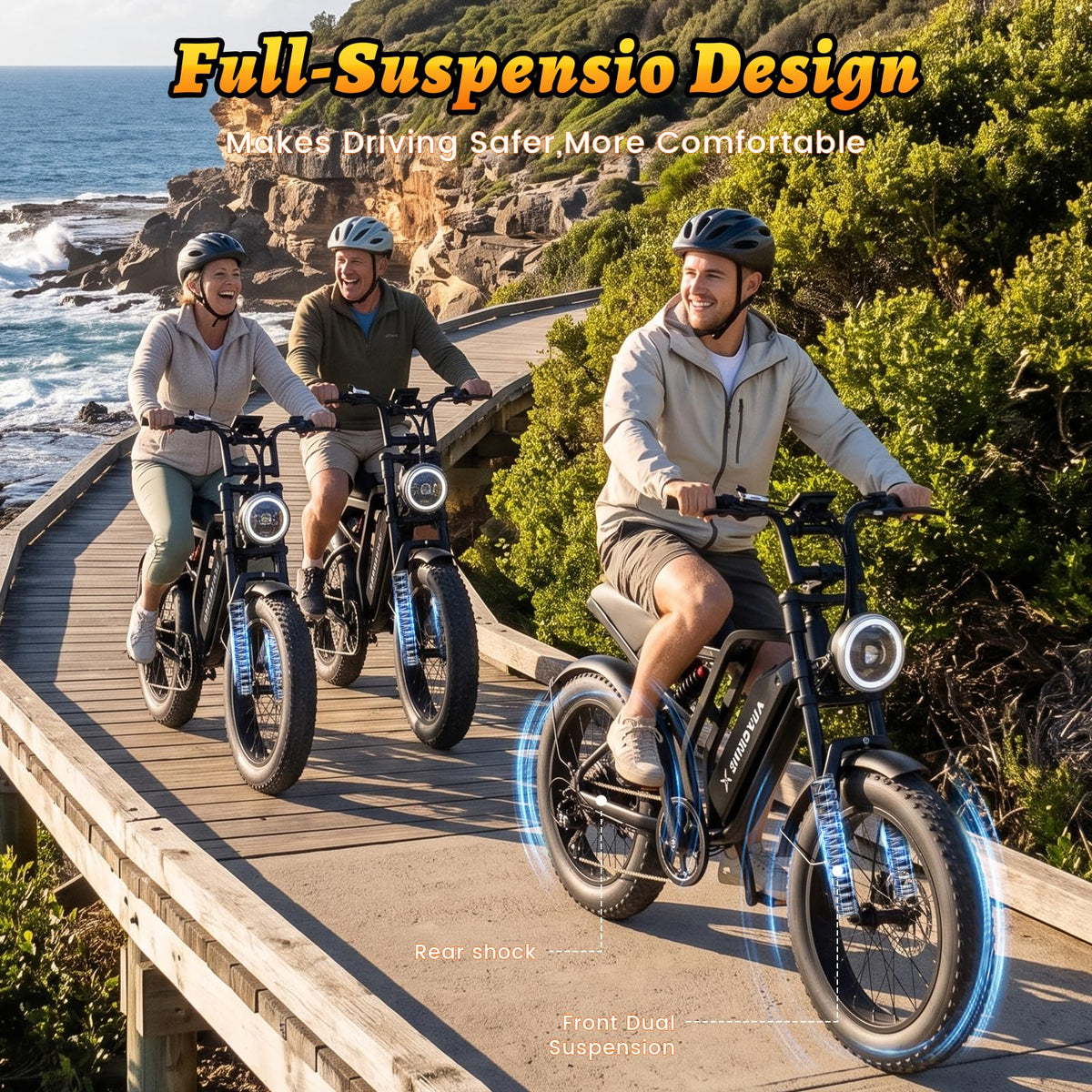 1500W Peak 20"x4" Fat Tire Electric Bike Z7494