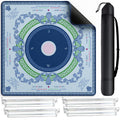 Mahjong Mat and Racks Set Waterproof Neoprene A442